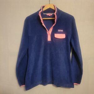 Simply Southern Navy and Pink Sweatshirt